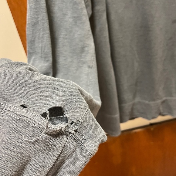 James Perse Charcoal 100% Cotton Worn in Shirt - Picture 3 of 5